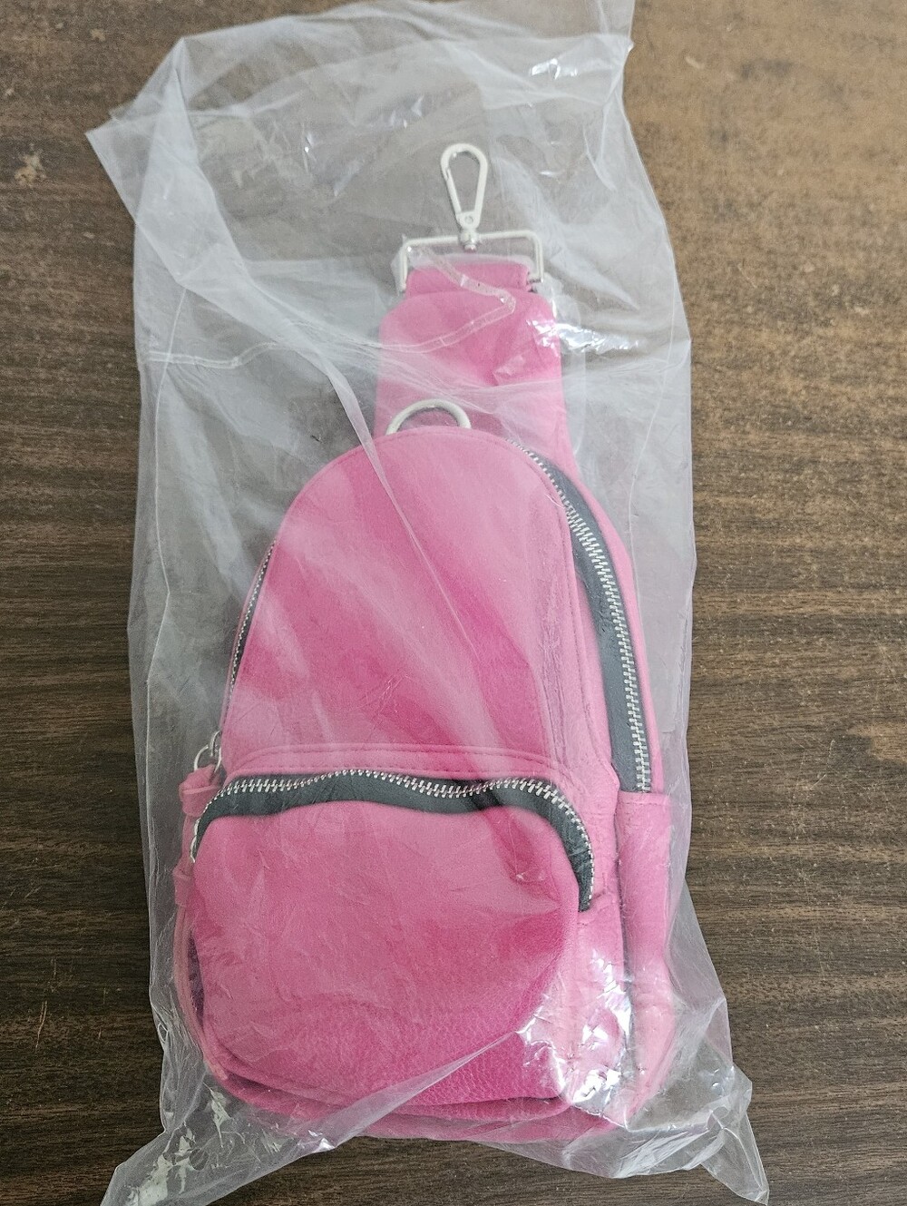 Paparazzi Pink Mini Backpack Crossbody Bag